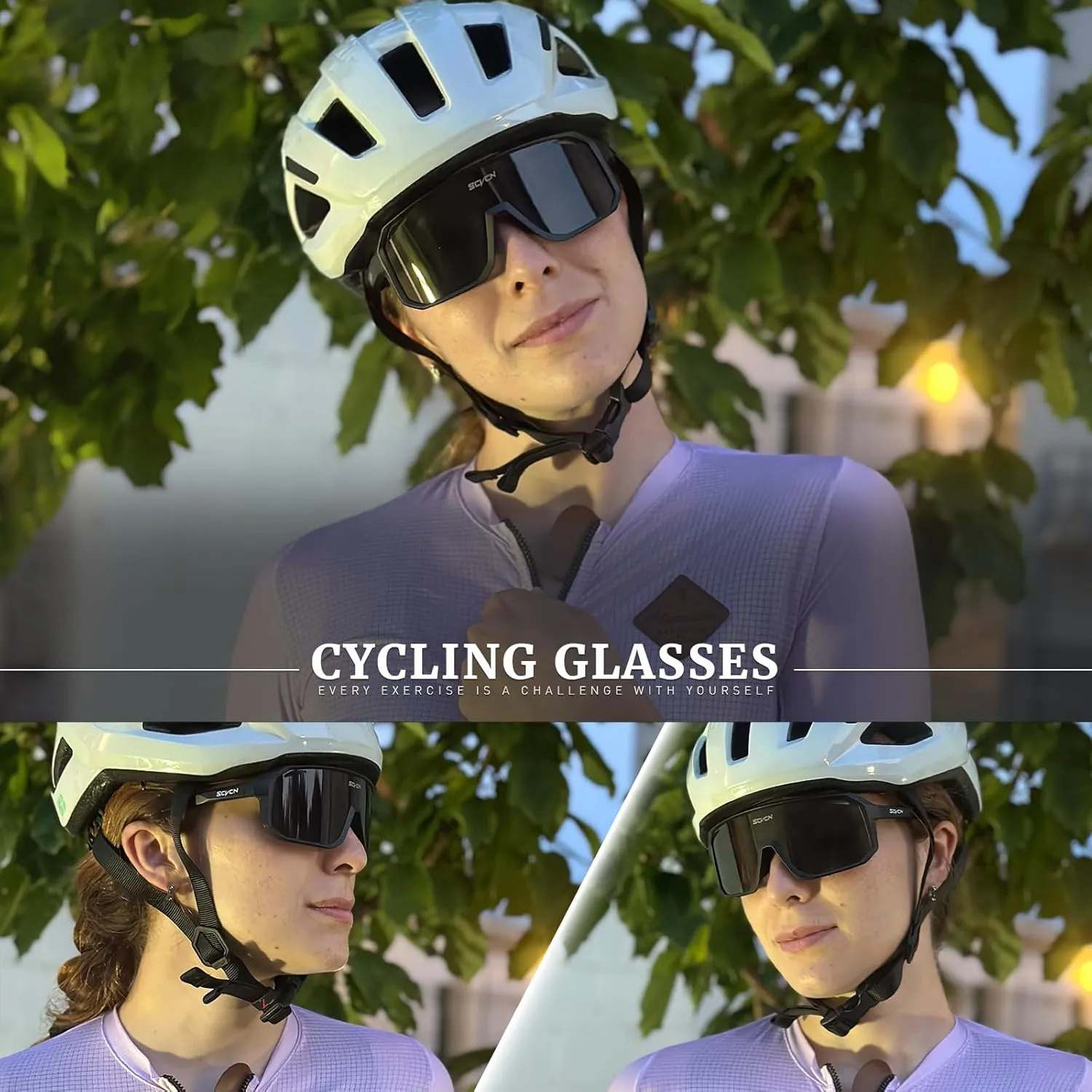 Cycling Glasses Sport Sunglasses MTB BMX Men Women Running Driving Fishing Golf DZ-S62