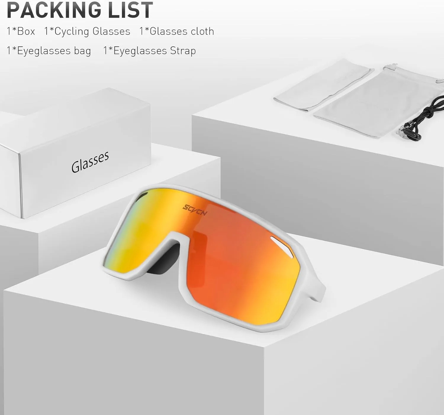 Cycling Glasses Sport Sunglasses MTB BMX Men Women Running Driving Fishing Golf DZ-S62