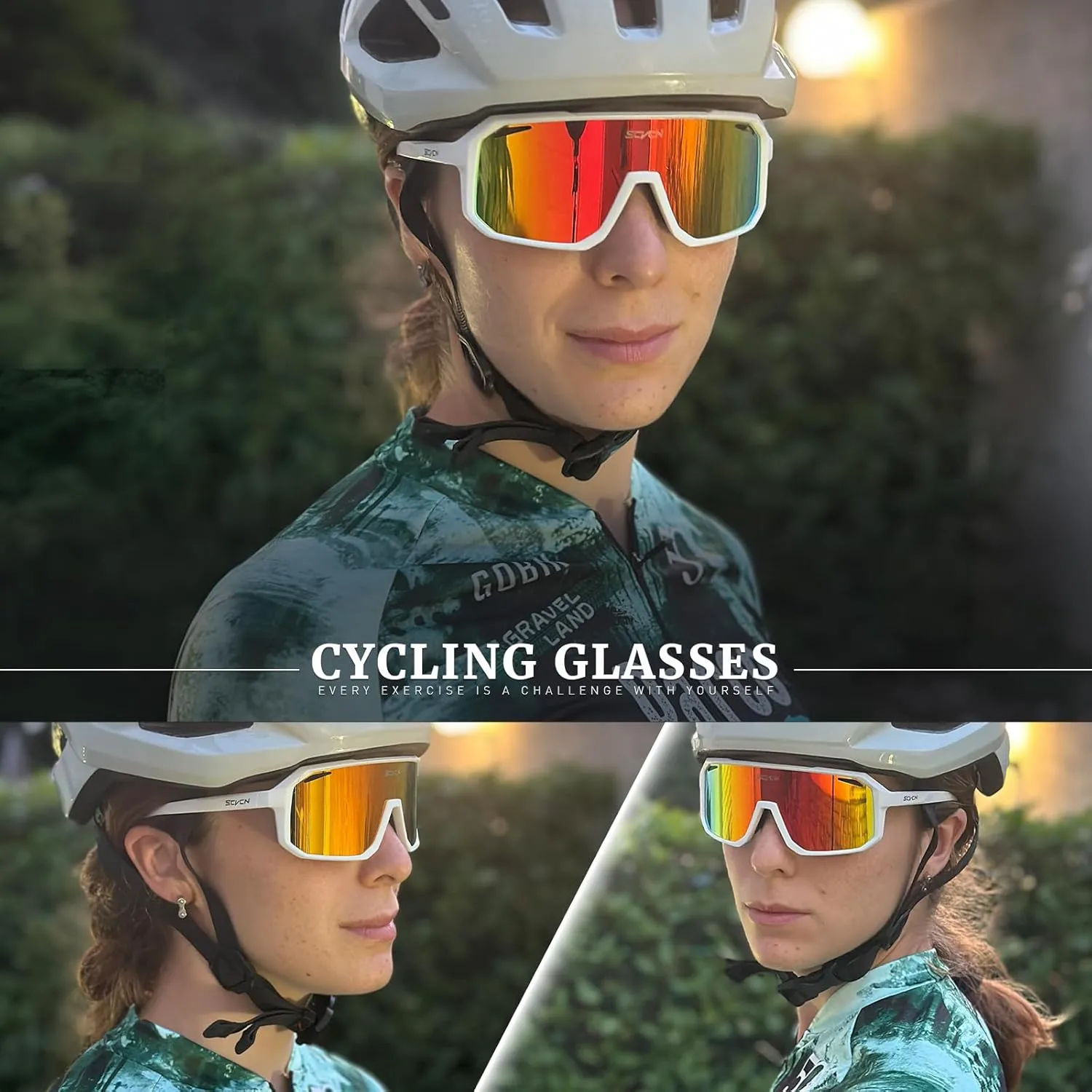 Cycling Glasses Sport Sunglasses MTB BMX Men Women Running Driving Fishing Golf DZ-S62