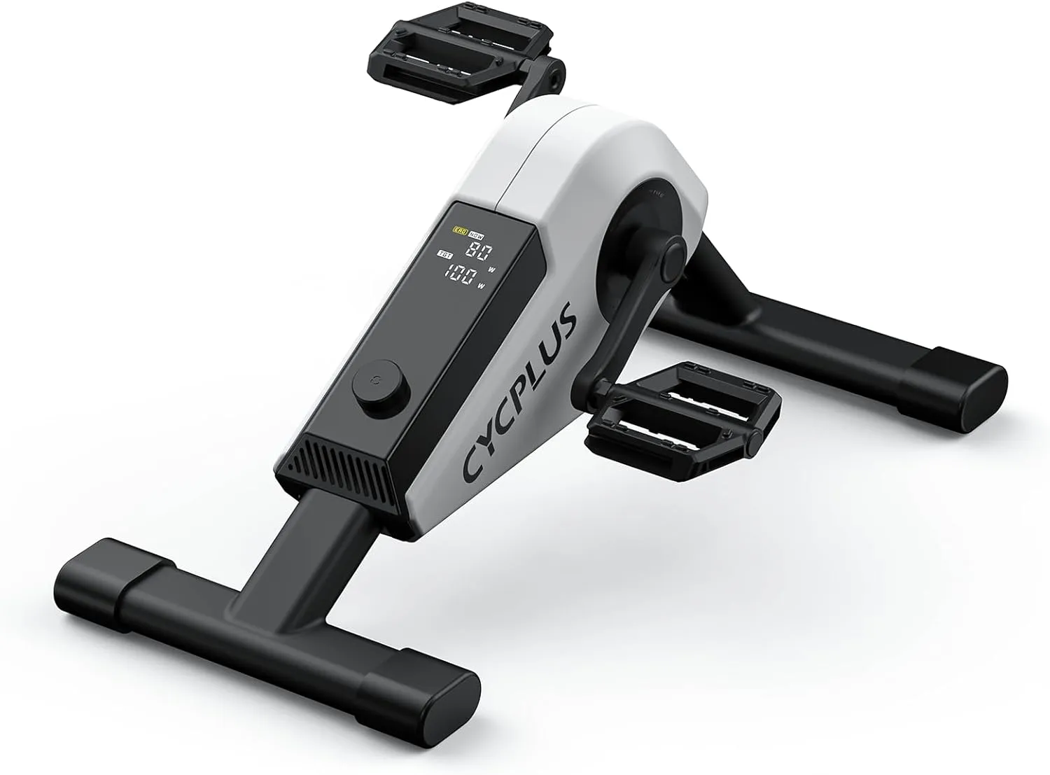 CYCPLUS DC1 Mini Pedal Exerciser, Self-Powered 160W Brushless Motor, ERG Mode & App Sync, Ultra-Quiet Magnetic Resistance, Compact for Office/Home (10.6lb, 0.18㎡ Space-Saving)
