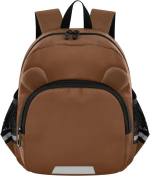 Dark Brown Toddler Backpack for School Kids Backpacks for Girls Boys 3-6 Preschool Kindergarten Elementary Backpack Toddler Bag