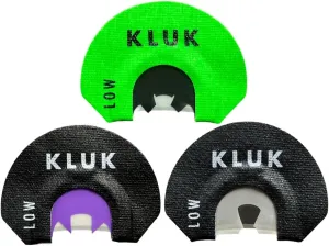 Death Sentence Series Mouth Calls 3-Pack, Ultimate Combination of KLUK’s Newest Turkey Mouth Calls, Purple TURKINATOR, GO 2 Ghost and Crying Karen