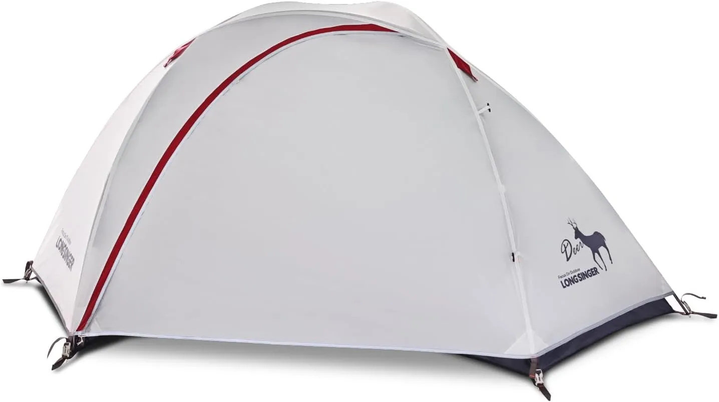 Deer Series Lightweight Backpacking Tent, Waterproof 2 Person 3 Person Tent, Double Layer Easy Set up Ultralight Two Person Tent