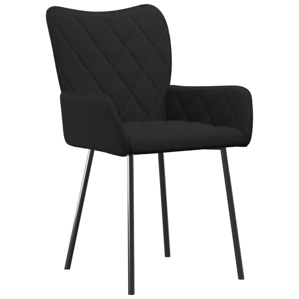 Dining Chairs 2 Pcs Accent Upholstered Chair for Living Room Fabric