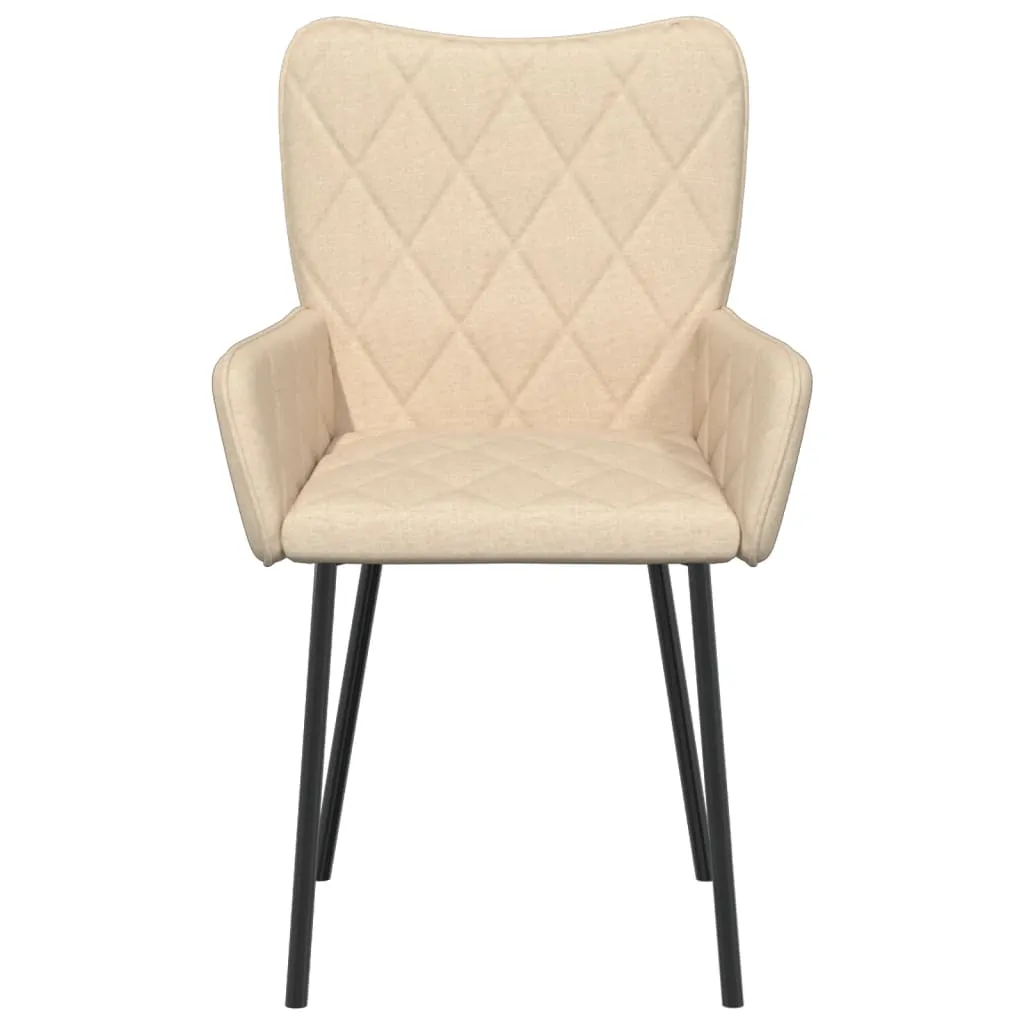 Dining Chairs 2 Pcs Accent Upholstered Chair for Living Room Fabric