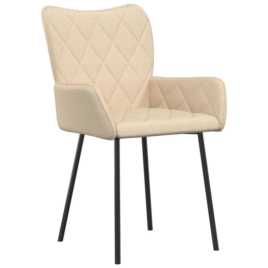 Dining Chairs 2 Pcs Accent Upholstered Chair for Living Room Fabric