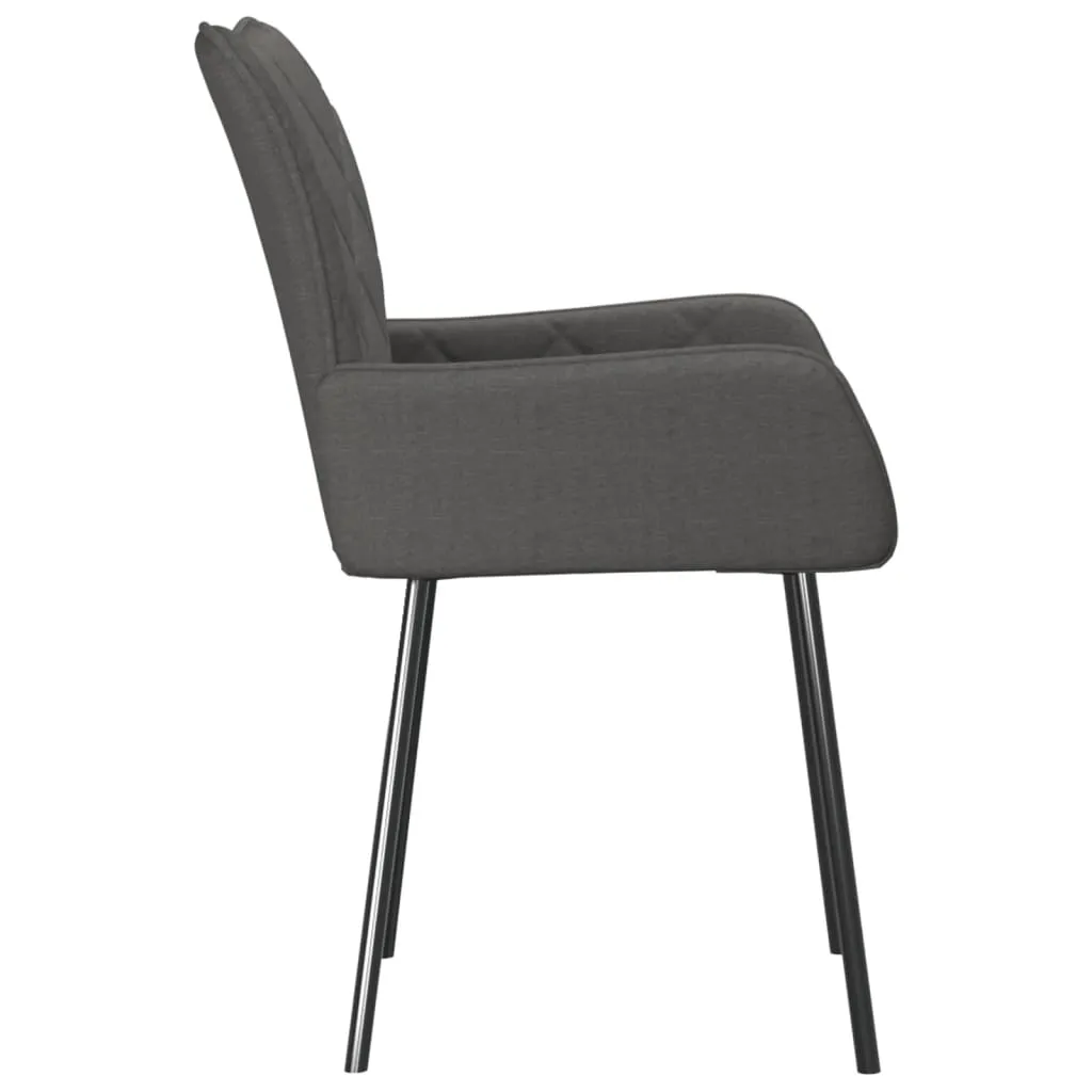 Dining Chairs 2 Pcs Accent Upholstered Chair for Living Room Fabric