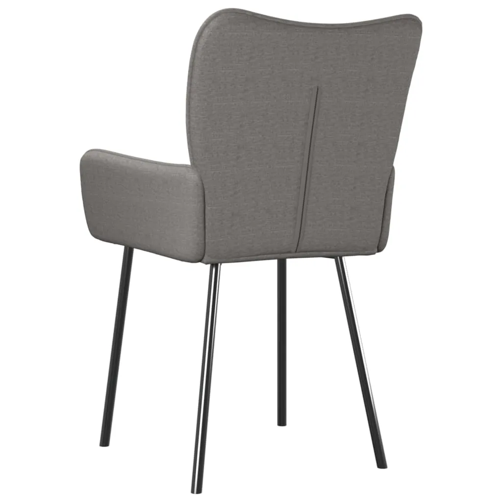 Dining Chairs 2 Pcs Accent Upholstered Chair for Living Room Fabric