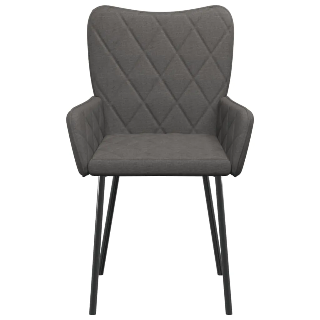Dining Chairs 2 Pcs Accent Upholstered Chair for Living Room Fabric