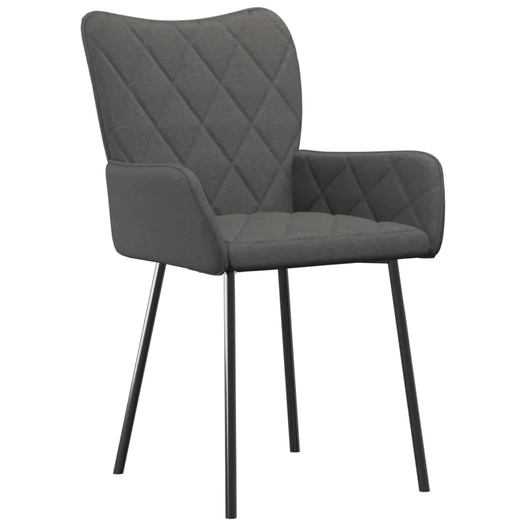 Dining Chairs 2 Pcs Accent Upholstered Chair for Living Room Fabric