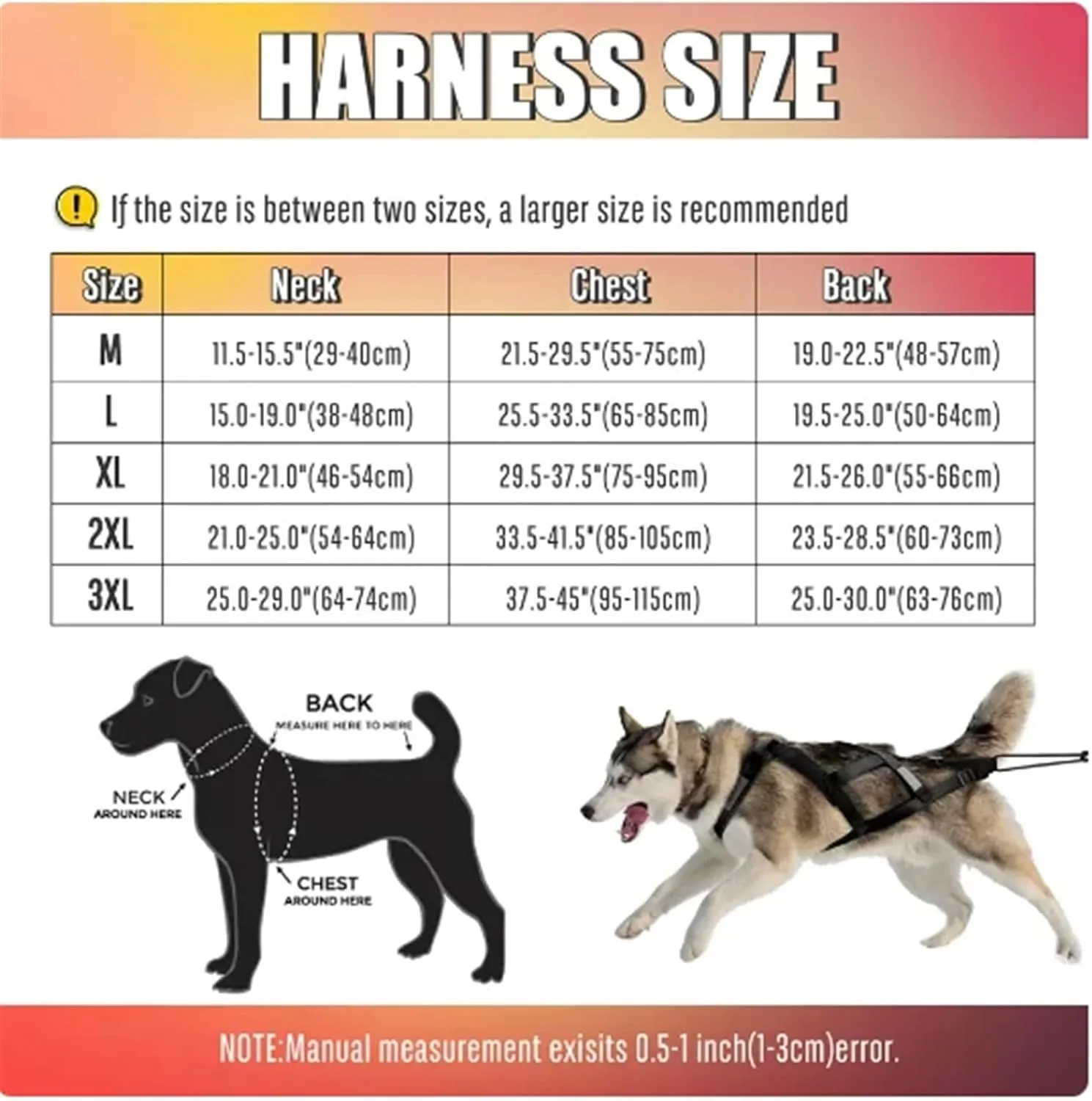 Dog Sledding Harness,Dog Sleding Harness Pet Weight Pulling Sledd Harness Mushing X Back Harness for Large Dogs Husky Canicross Skijoring Scootering(Red,XL)