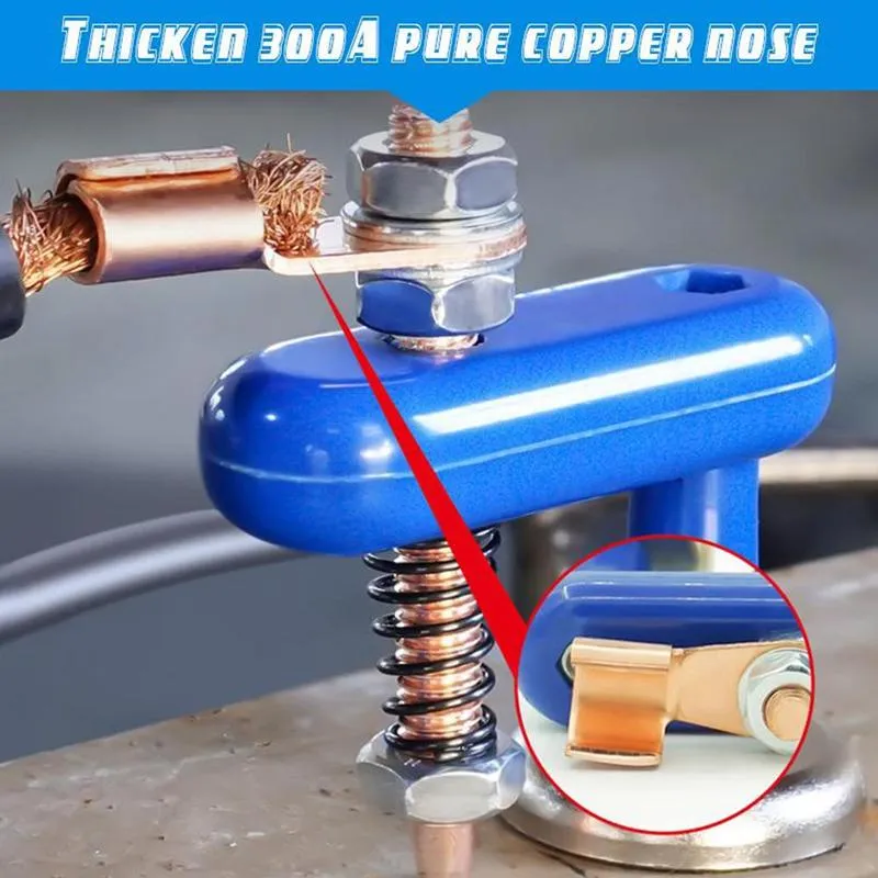 Double/Single Headed Magnetic Welding Ground Clamp