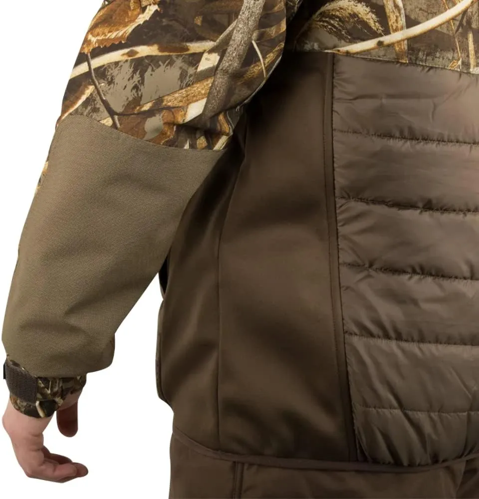 Drake Waterfowl Men's LST Guardian Flex Double Down Waterproof Windproof Eqwader Full Zip Hunting Jacket