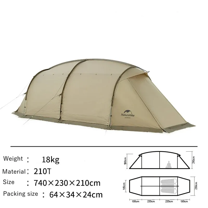Durable Waterproof Camping Tent for Families