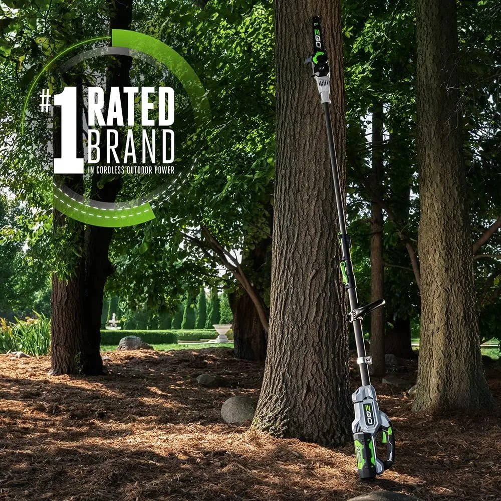 EGO POWER  Pole Saw, Cordless Electric Pole Saw for Tree Trimming with Telescopic LED Cut Line Indicator, Battery and Charger Not Included - PS1000