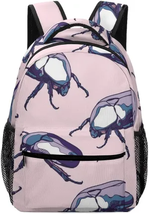 Egyptian Scarab Insect Unisex Backpack Casual Daypacks Lightweight Shoulders Bag for Camping Hiking Travel Gear