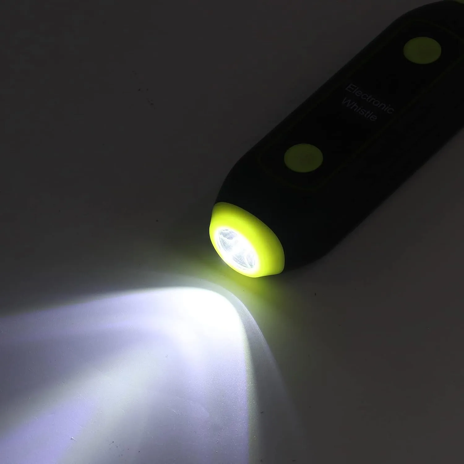 Electronic Whistle 3 Blow Whistle LED Light for Training Sports and Emergencies (Green)