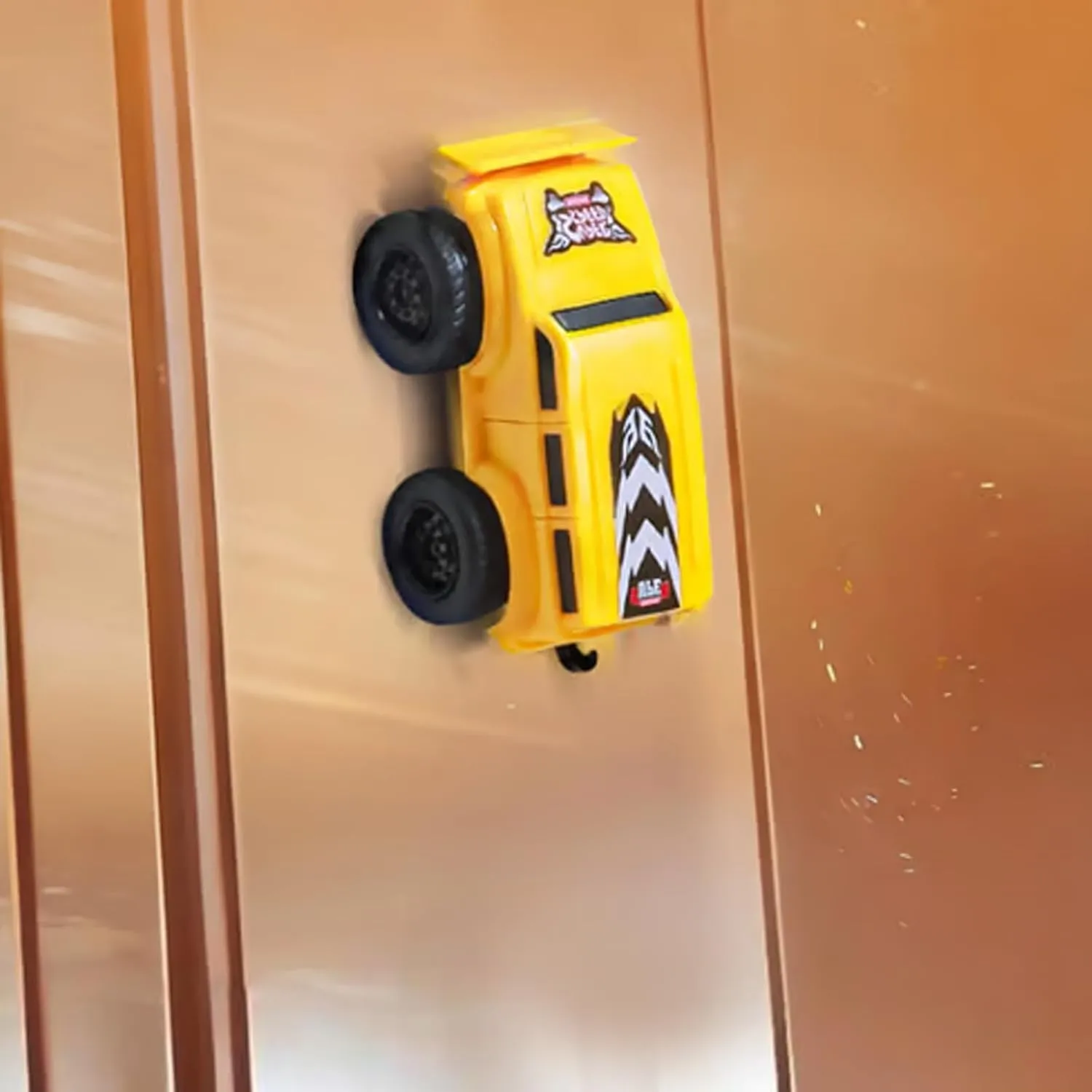 Emboadlie Magnetic Anti-Gravity Wall-Climbing Toy Car with Circular Track,Inertial Magnetic Levitation,Anowadays Wall Climbings Car,That Drive on Walls and Ceiling,Decompression Toys(Set A,Ordinary)