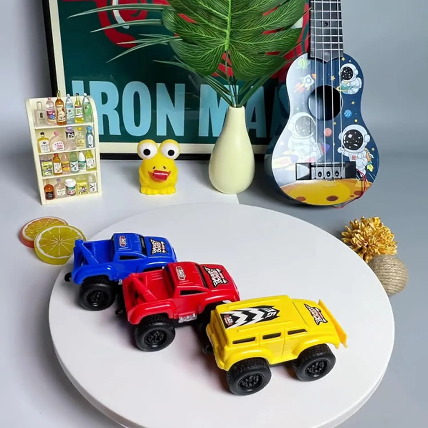 Emboadlie Magnetic Anti-Gravity Wall-Climbing Toy Car with Circular Track,Inertial Magnetic Levitation,Anowadays Wall Climbings Car,That Drive on Walls and Ceiling,Decompression Toys(Set A,Ordinary)