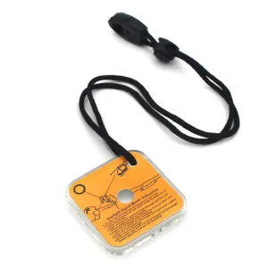 Emergency Signal Mirror – Compact Survival Signaling Tool with Whistle