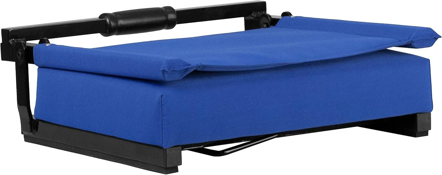 EMMA   OLIVER Lightweight Stadium Chair with Ultra-Padded Seat, 500 lb. Rated