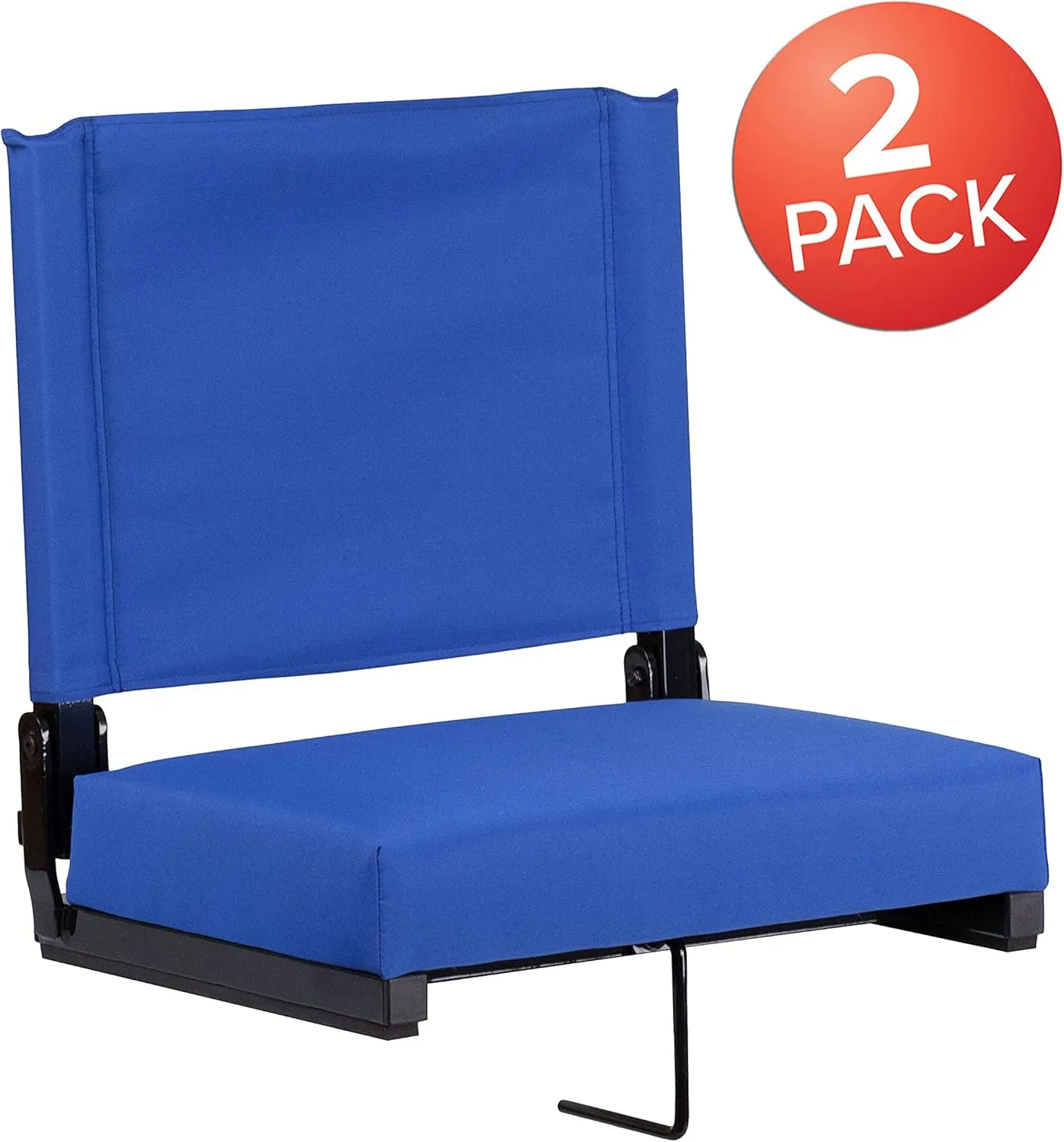 EMMA   OLIVER Lightweight Stadium Chair with Ultra-Padded Seat, 500 lb. Rated