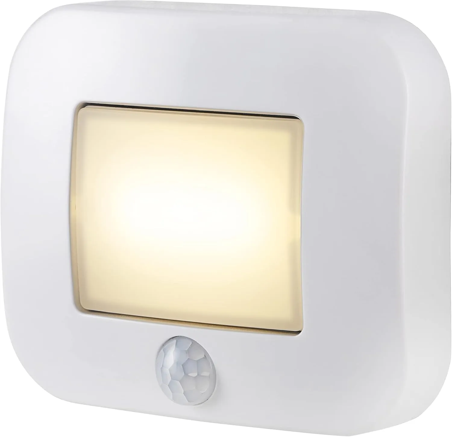 Energizer Motion-Activated LED Path Light, Wireless, 20 Lumens, Battery Powered, White, Ideal for Hallway, Entryway, Stairs, Pathway, Night Light, 38183