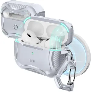 ESR for AirPods Pro 2nd Generation Case (HaloLock), Compatible with Airpods Pro Case 2nd/1st Gen (2023/2022/2019), Compatible with MagSafe, Powerful Drop Protection, Magnetic Lid,Gray