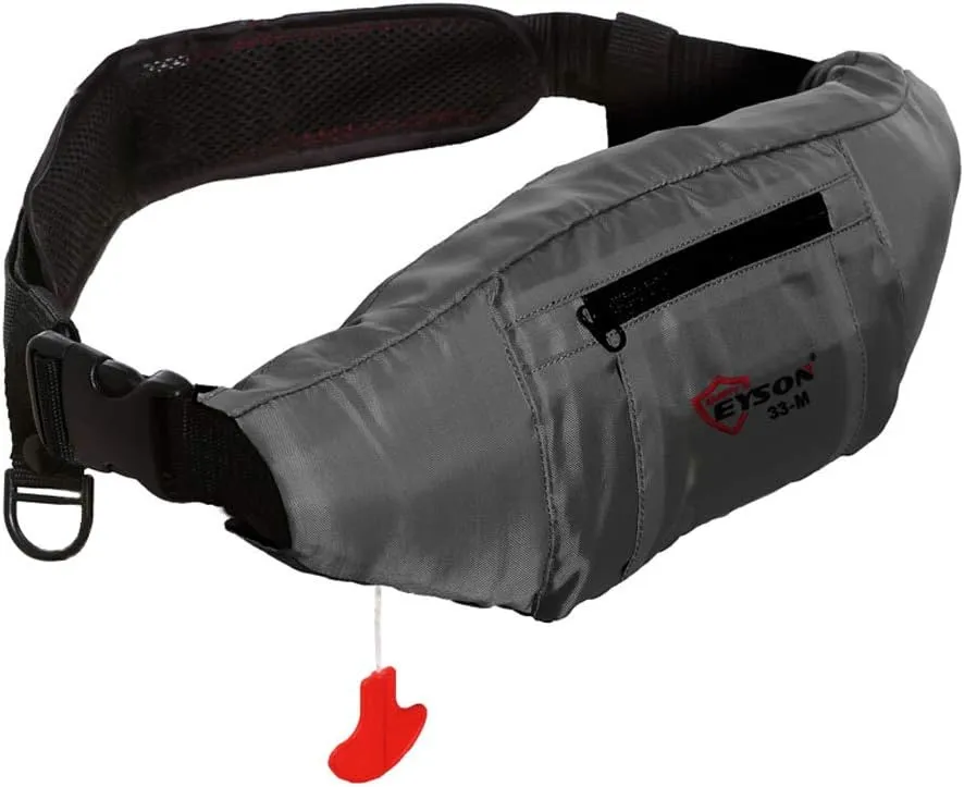 Eyson Inflatable Life Jacket Triangle Waist Bag Manual