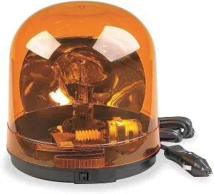 Federal Signal 448142-02 Sentry Halogen Beacon, Class 1, CAC Title 13, Magnet Mount with Amber Dome