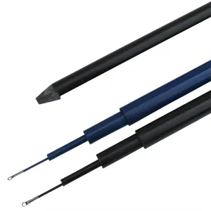 Festival) Stake 10M Camping Curated selection 3M Blue Overnight delivery (Optional Ground - Mast Pole Flag Telescopic Windsock Black