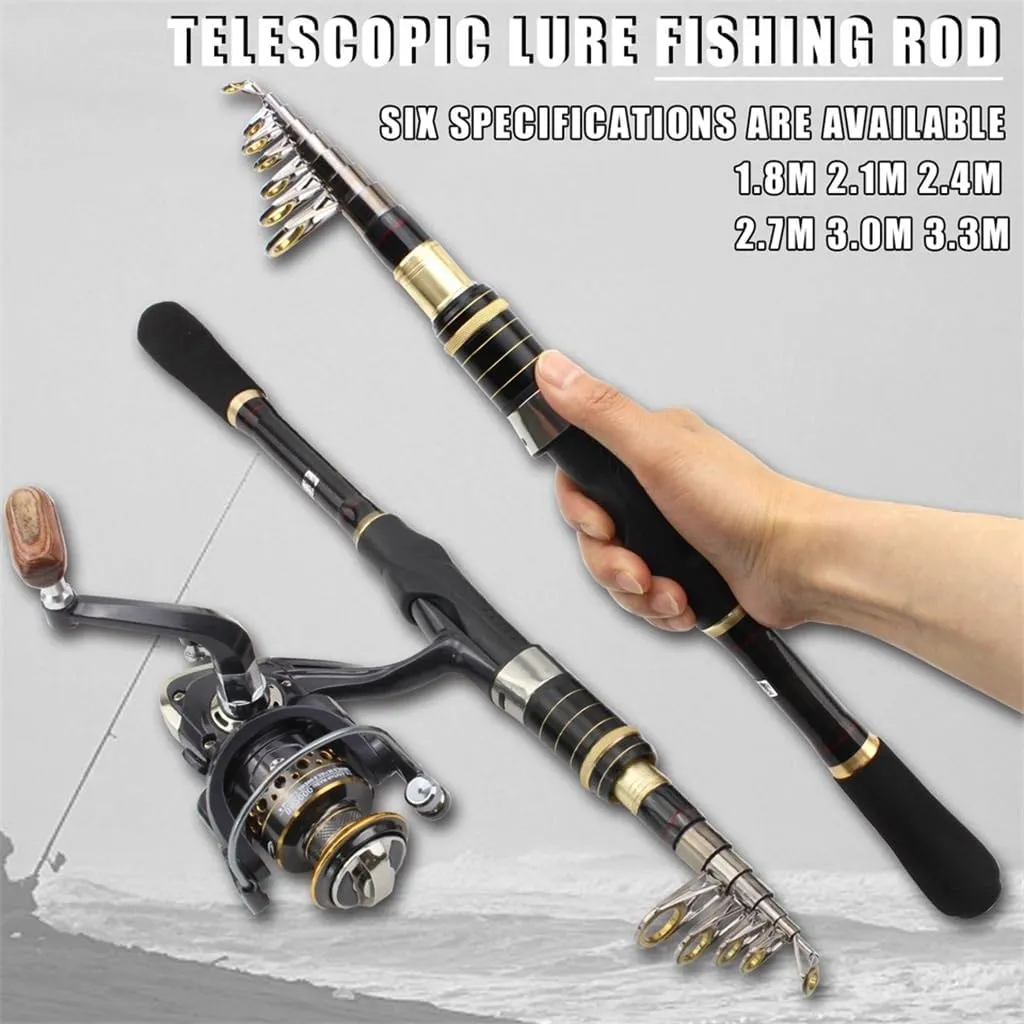 Fishing Gear Bag European Fishing Carp Set Fishing Rod Sea Rod -Short Portable Fishing Gear Combination