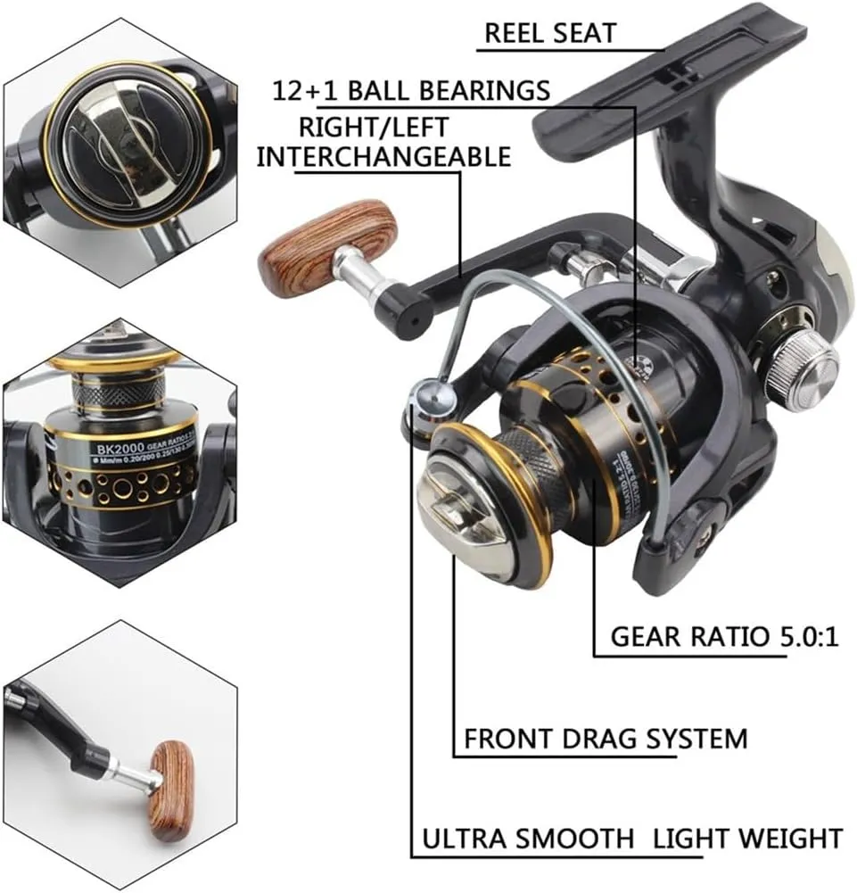 Fishing Gear Bag European Fishing Carp Set Fishing Rod Sea Rod -Short Portable Fishing Gear Combination