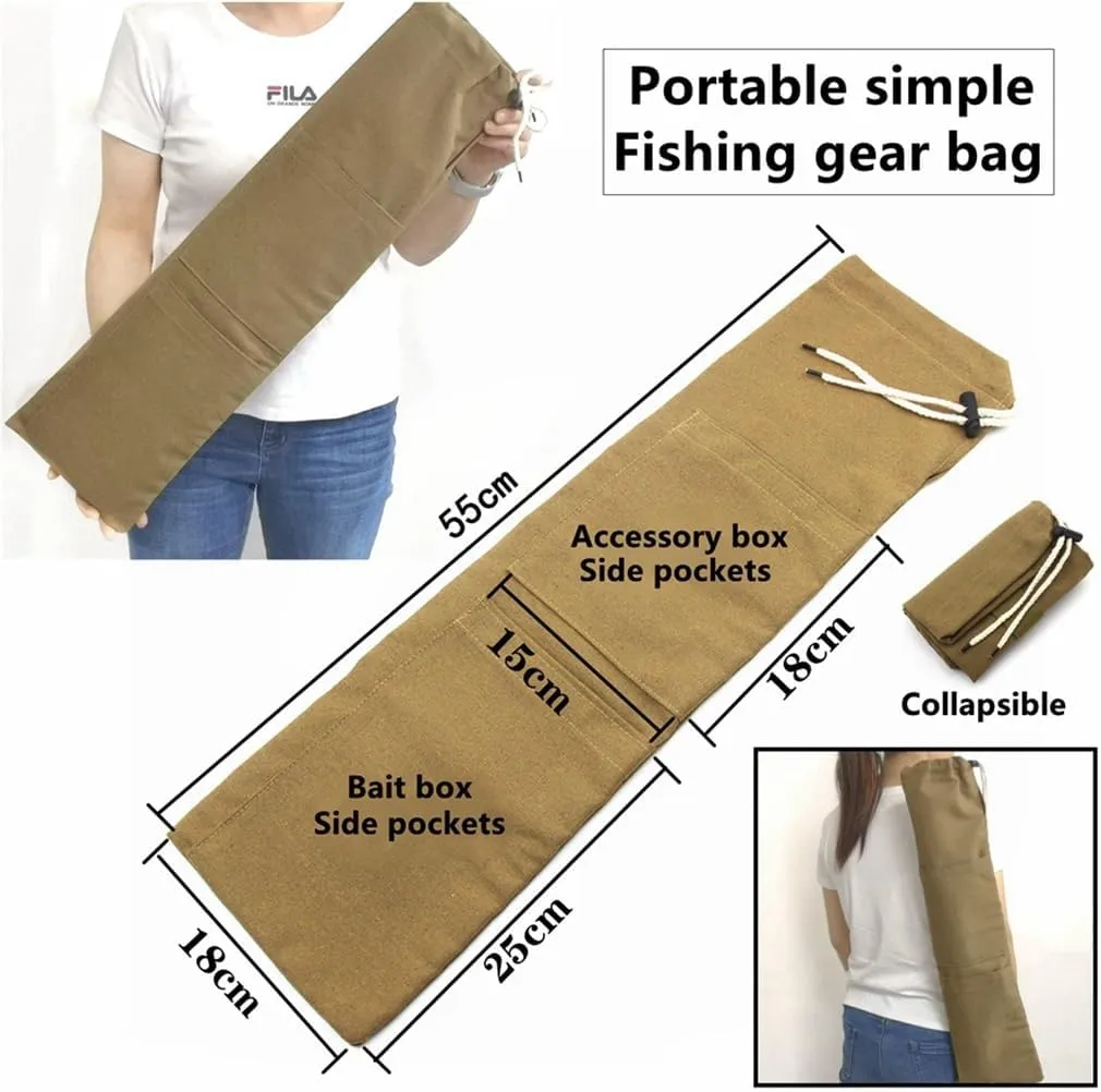 Fishing Gear Bag European Fishing Carp Set Fishing Rod Sea Rod -Short Portable Fishing Gear Combination