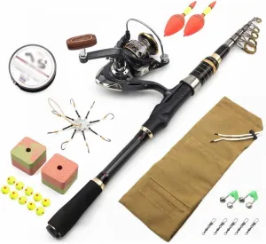 Fishing Gear Bag European Fishing Carp Set Fishing Rod Sea Rod -Short Portable Fishing Gear Combination