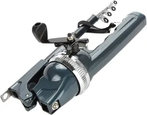 Fishing Pole, Lightweight Plastic Stainless Steel Folding Integrated Fishing Rod and Enclosed Reel Tackle Accessory for Sea Saltwater Freshwater
