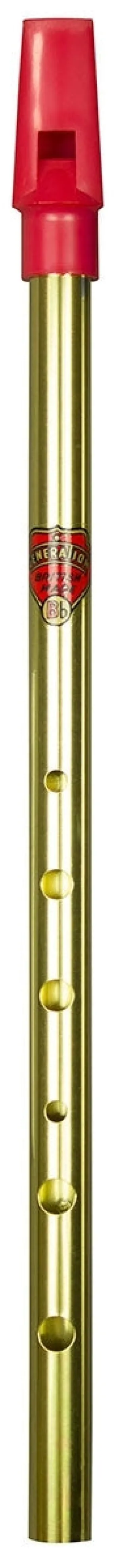 Flageolet Bb Brass Whistle