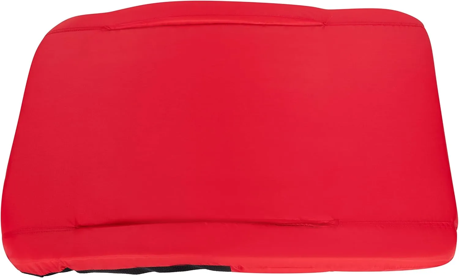 Flash Furniture Malta Extra Wide Portable Stadium Seat for Bleachers or Benches, Padded Stadium Chair with Backpack Straps and Storage, 265 lb. Weight Capacity, Red