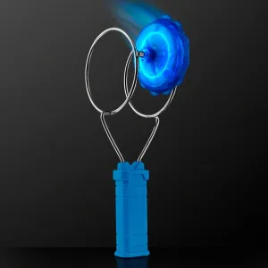 FlashingBlinkyLights LED Magnetic Light Up Gyro Wheel Light Spinner Toy