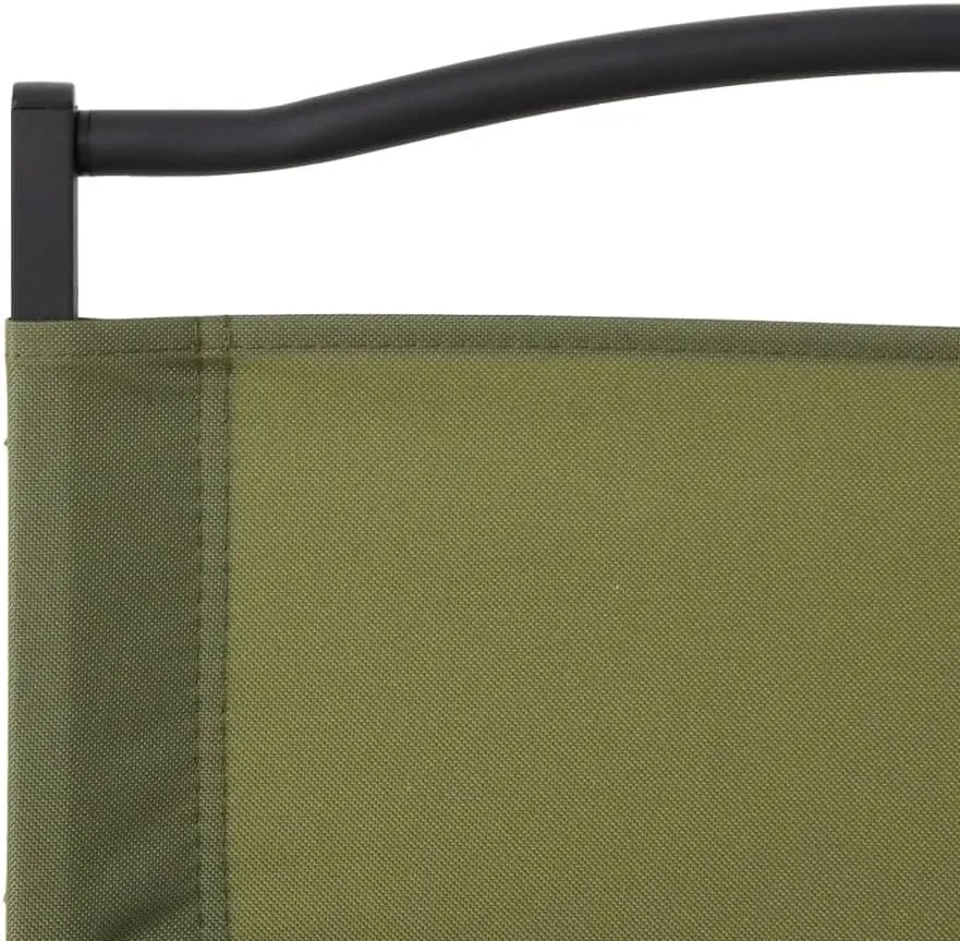 Foldable Camping Chairs 2 Pack Green Oxford Fabric Outdoor Furniture Lightweight Beach Chairs for Camping, Beach, Picnic 21.3"x16.9"x23.2"