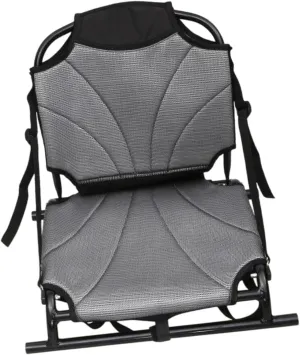 Folding Kayak Seat Sitting Pad with Back Support Premium Fishing Seat Outdoor Chair for Travel Inflatable Paddle Board
