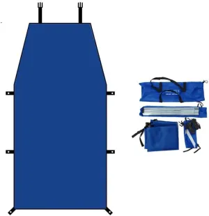 for BMW X1/X2/X3/X4/X5/X6/X7/X8/Z4 Camping Tarpaulin Car Awning Waterproof Hammock Rainproof Sunshade Rainproof Awning Outdoor,C Blue-S