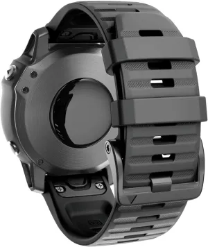 For Fenix 8 Bands 22MM Easy-fit Soft Silicone Watch Band Replacement for Fenix 7/Fenix 6 Pro/Fenix 5/Fenix 5 Plus/Approach S60/S62/Quatix 6 Smartwatches