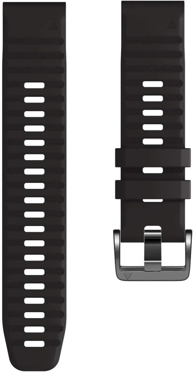 For Fenix 8 Bands 22MM Easy-fit Soft Silicone Watch Band Replacement for Fenix 7/Fenix 6 Pro/Fenix 5/Fenix 5 Plus/Approach S60/S62/Quatix 6 Smartwatches