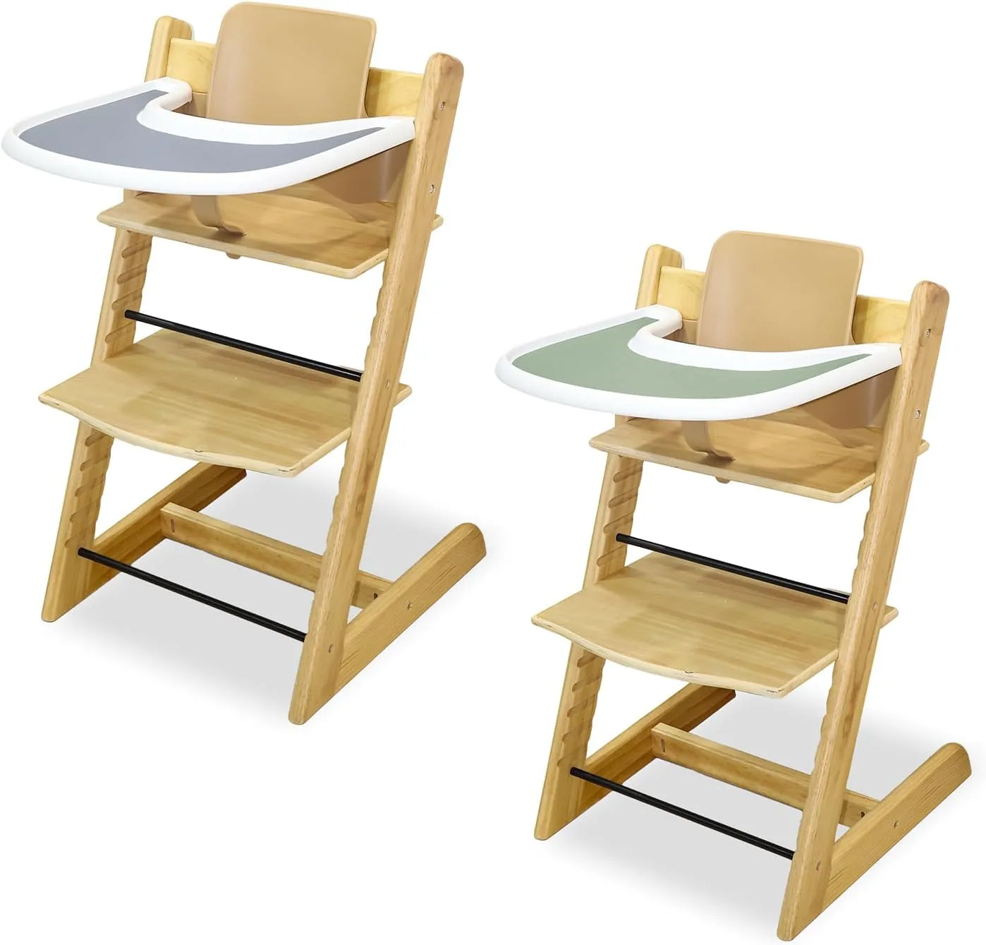 For Tripp Trapp High Chair Cushion, Soft And Comfortable For Tripp Trapp High Chair Cushion, With Two High Chair Placemat, For Tripp Trapp Cushion Set Makes It More Comfortable For Baby (Blue Space)