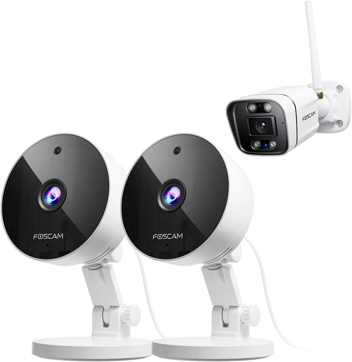 FOSCAM C5M 3K Security Camera Indoor, 2.4g & 5g WiFi Magnetic Mini Dog/Cat/Pet/Baby Camera, V5P 3K 5MP Security Cameras Wireless Outdoor