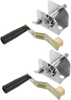 GANAZONO 2Pcs Portable Hand Crank Tightener for Badminton Volleyball Poles Fit Weatherproof Construction Effortless Assembly for Outdoor Sports