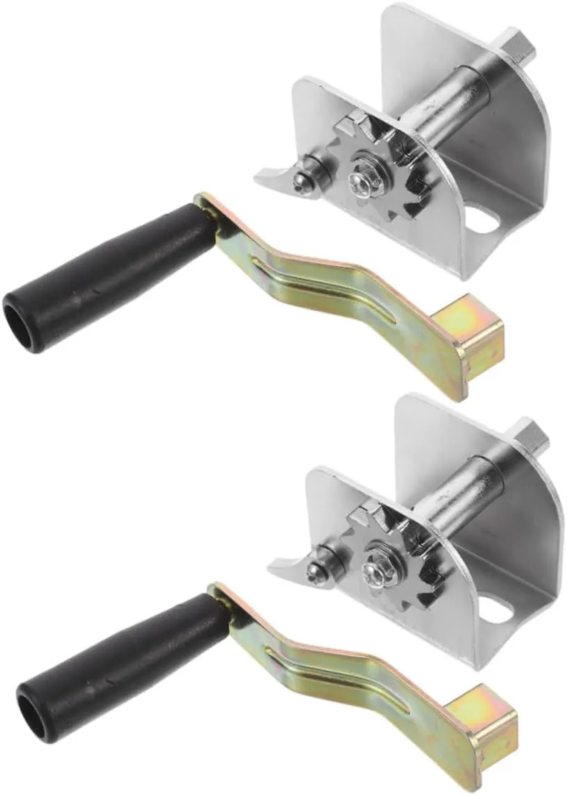 GANAZONO 2Pcs Portable Hand Crank Tightener for Badminton Volleyball Poles Fit Weatherproof Construction Effortless Assembly for Outdoor Sports