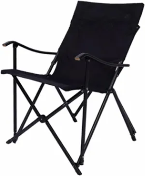 GaRcan Camping Chair Outdoor Carbon Fiber Folding Chair Lightweight Camping and Picnic Chair Portable Ultra Light Household Chair Suitable for Camping Lightweight (Black)