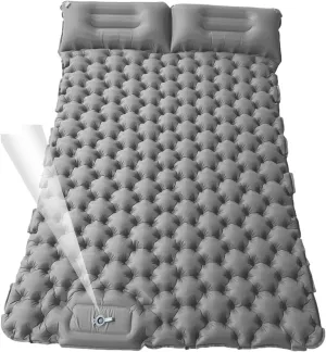 GaRcan Ultralight Sleeping Pad Portable Camping Mat Inflatable Air Mattress Outdoor Hiking Trekking Picnic Sleeping Mat 2 Person (A Two Seat)